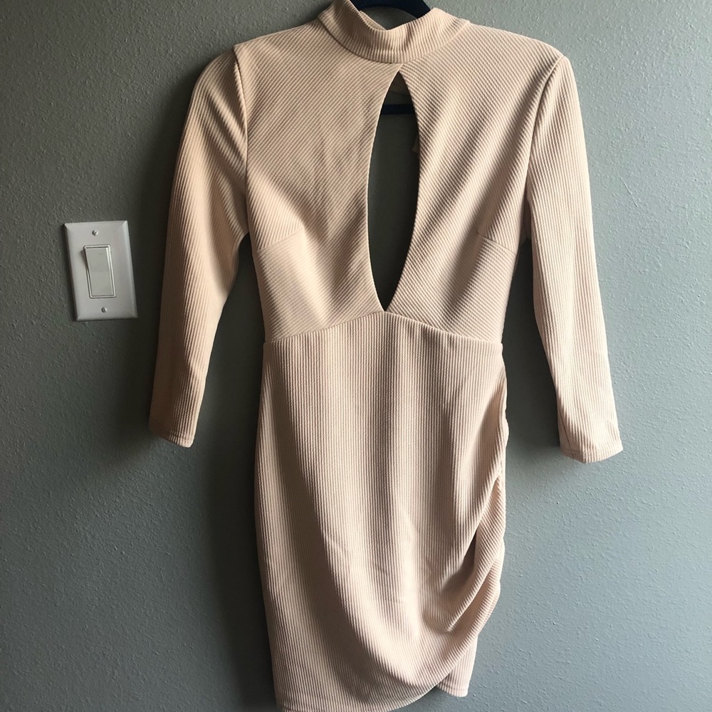 TIGER MIST // Cream Mini Cocktail Dress